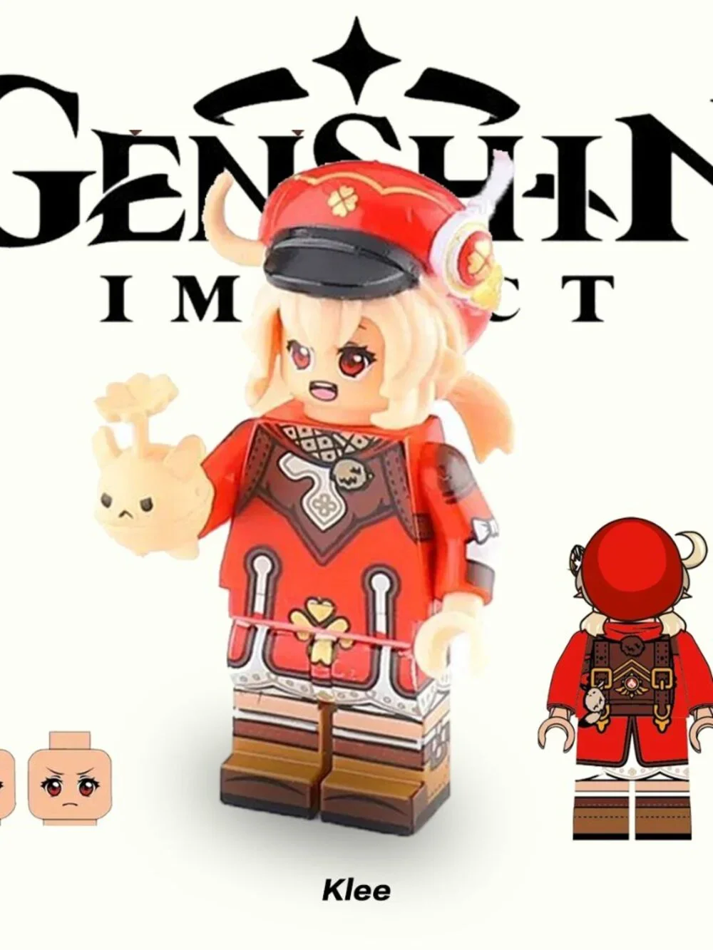 Game Genshin Impact Raiden Shogun Custom Minifigures birthday gift for him